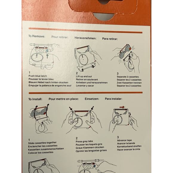 Lot of 3 IBM Easystrike Lift-Off Tape BY Lexmark 1337765 I4-1 New Never Used - Picture 8 of 12